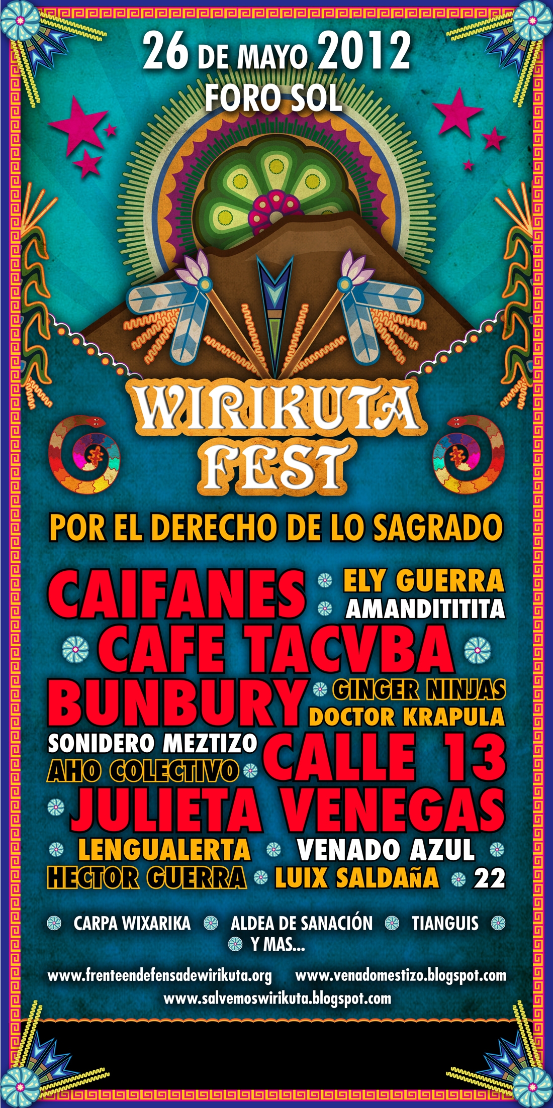 Flyer Wirikuta Fest