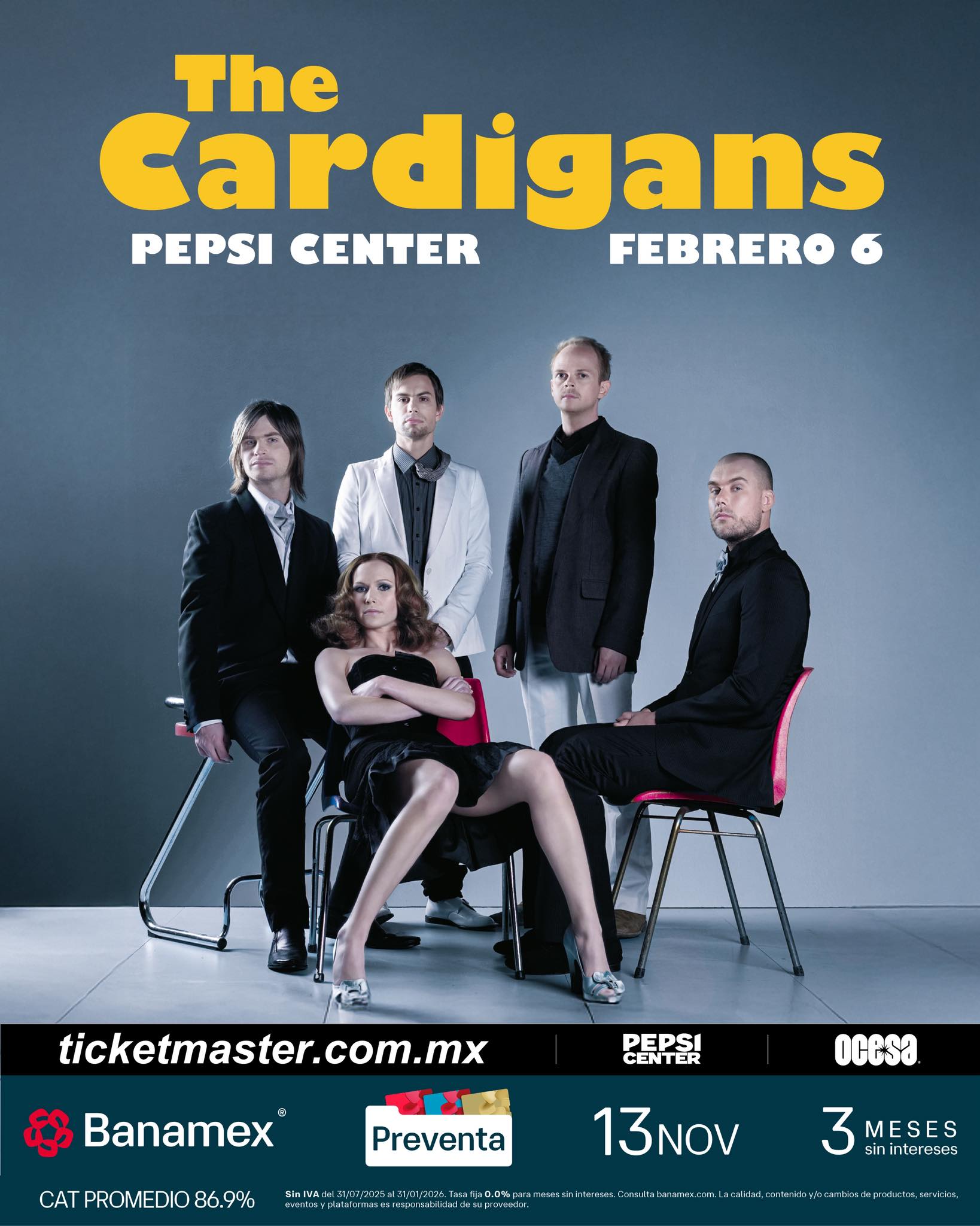 the cardigans pepsi center